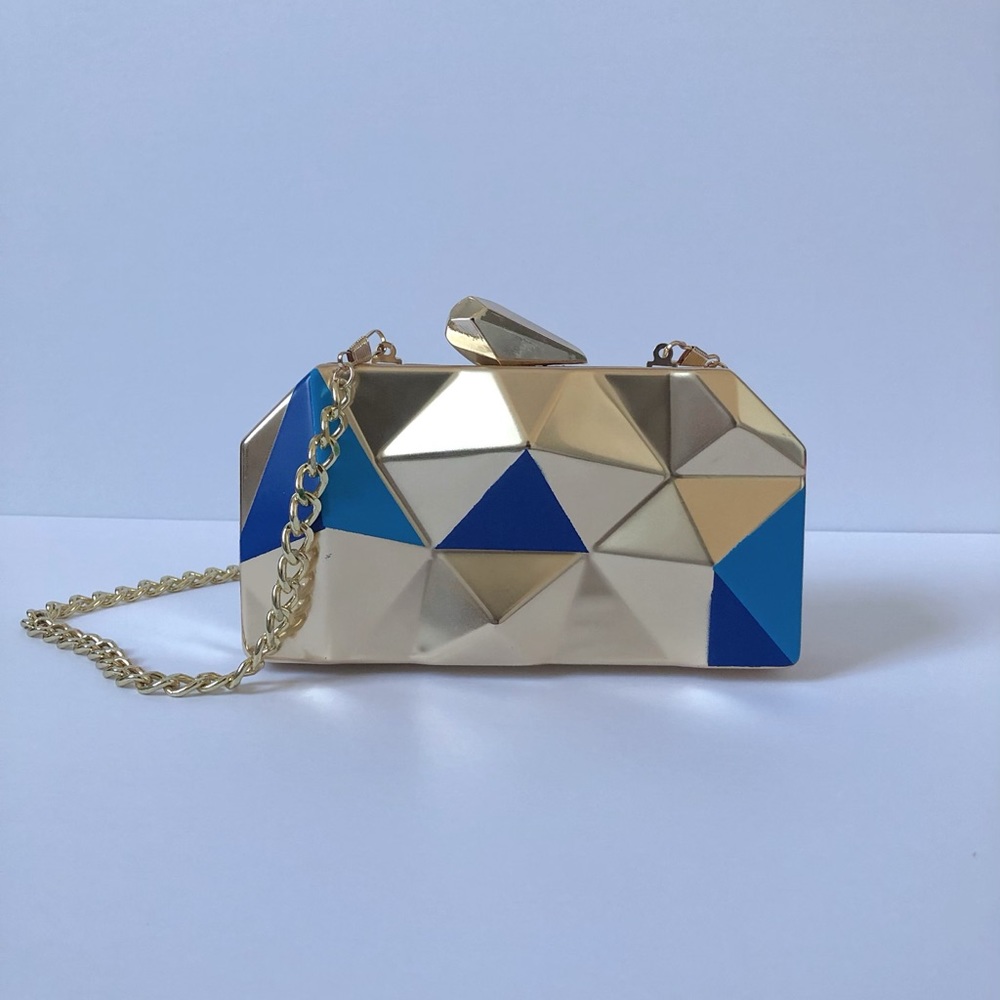 Clutch metal golf elegant small